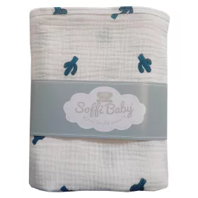 Soffi Baby takaró #muszlin dupla #70x90cm #kaktusz