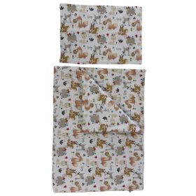   Soffi Baby ágynemű szett 2 részes 135x90 - 40x60cm Erdei állatok