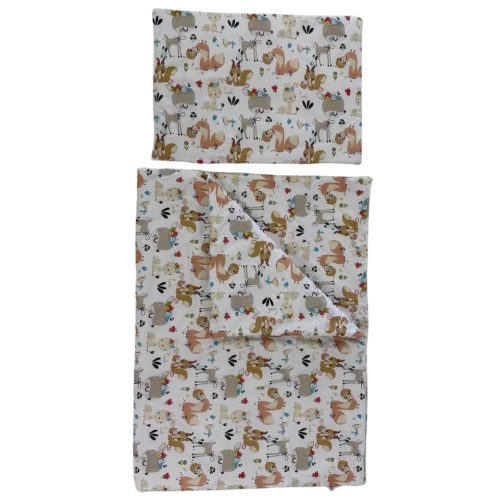 Soffi Baby ágynemű szett 2 részes 135x90 - 40x60cm Erdei állatok