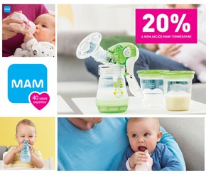 20% kedvezmény a Mam termékekre!