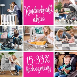 15-33% kedvezmény a Kinderkraft termékekre