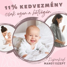 Kedves látogató, 11% kedvezmény csak ma éjfélig!