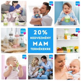 Ne hagyd ki, 20% kedvezmény a MAM termékekre!