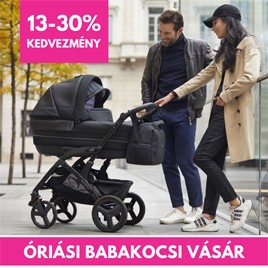 Óriási babakocsi vásár | 13-30% kedvezménnyel