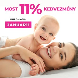 11% kedvezmény egy vásárlásra | Babakocsi- és ruhavásár