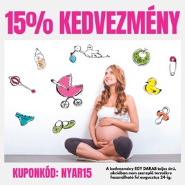 Kedves látogató, 15% kedvezménnyel várunk!